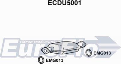 EuroFlo ECDU5001 - Каталізатор autocars.com.ua