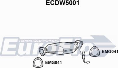 EuroFlo ECDW5001 - Каталізатор autocars.com.ua