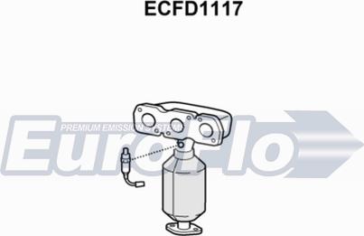 EuroFlo ECFD1117 - Каталізатор autocars.com.ua