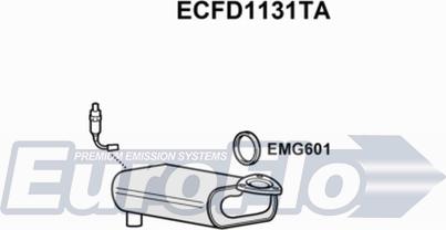 EuroFlo ECFD1131TA - Каталізатор autocars.com.ua