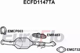 EuroFlo ECFD1147TA - Каталізатор autocars.com.ua