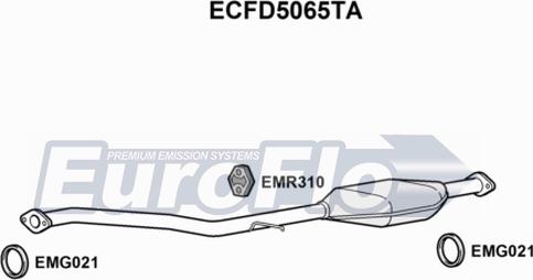 EuroFlo ECFD5065TA - Каталізатор autocars.com.ua