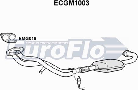 EuroFlo ECGM1003 - Катализатор autodnr.net