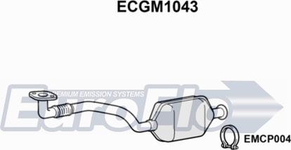 EuroFlo ECGM1043 - Каталізатор autocars.com.ua