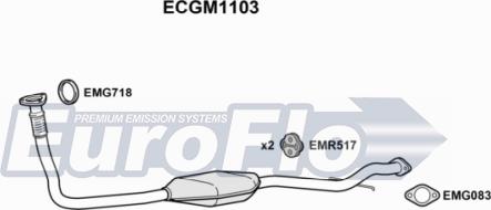 EuroFlo ECGM1103 - Каталізатор autocars.com.ua