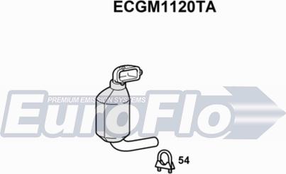 EuroFlo ECGM1120TA - Каталізатор autocars.com.ua