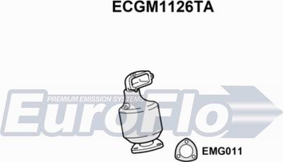 EuroFlo ECGM1126TA - Каталізатор autocars.com.ua