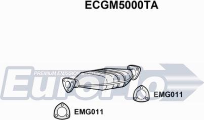 EuroFlo ECGM5000TA - Каталізатор autocars.com.ua