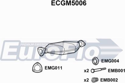 EuroFlo ECGM5006 - Каталізатор autocars.com.ua