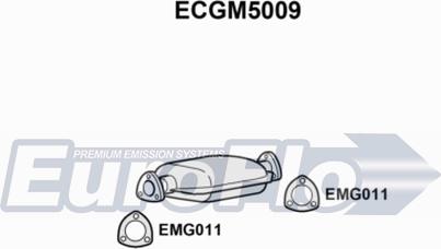 EuroFlo ECGM5009 - Каталізатор autocars.com.ua