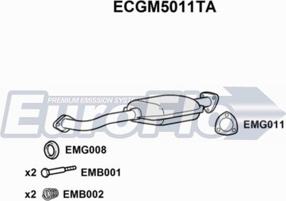 EuroFlo ECGM5011TA - Катализатор autodnr.net