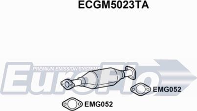 EuroFlo ECGM5023TA - Каталізатор autocars.com.ua