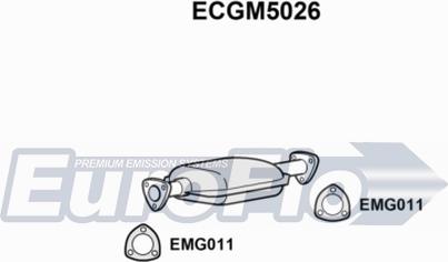 EuroFlo ECGM5026 - Каталізатор autocars.com.ua