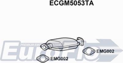 EuroFlo ECGM5053TA - Каталізатор autocars.com.ua