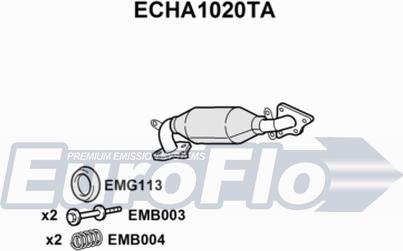 EuroFlo ECHA1020TA - Катализатор autodnr.net