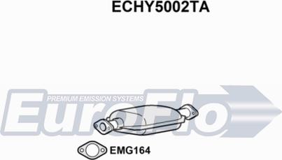 EuroFlo ECHY5002TA - Каталізатор autocars.com.ua