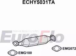 EuroFlo ECHY5031TA - Каталізатор autocars.com.ua