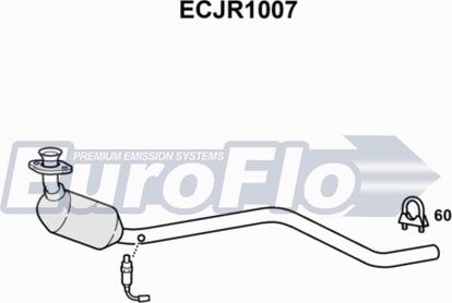 EuroFlo ECJR1007 - Каталізатор autocars.com.ua