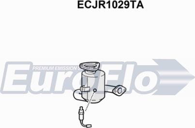 EuroFlo ECJR1029TA - Каталізатор autocars.com.ua