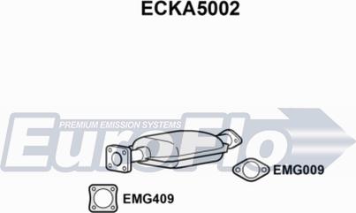 EuroFlo ECKA5002 - Каталізатор autocars.com.ua