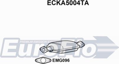 EuroFlo ECKA5004TA - Каталізатор autocars.com.ua