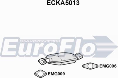 EuroFlo ECKA5013 - Каталізатор autocars.com.ua