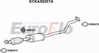 EuroFlo ECKA5025TA - Каталізатор autocars.com.ua