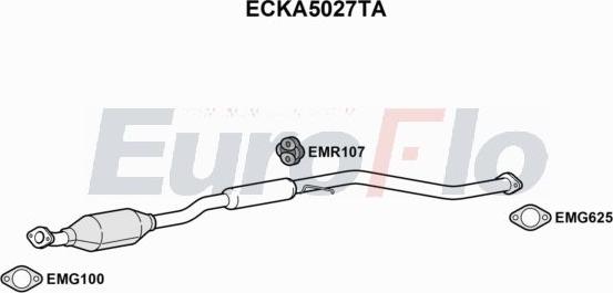 EuroFlo ECKA5027TA - Катализатор autodnr.net