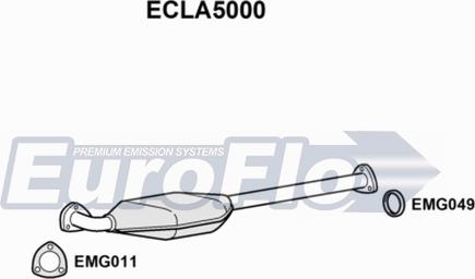 EuroFlo ECLA5000 - Каталізатор autocars.com.ua