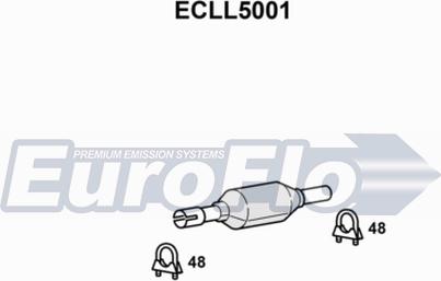 EuroFlo ECLL5001 - Каталізатор autocars.com.ua