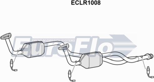 EuroFlo ECLR1008 - Каталізатор autocars.com.ua