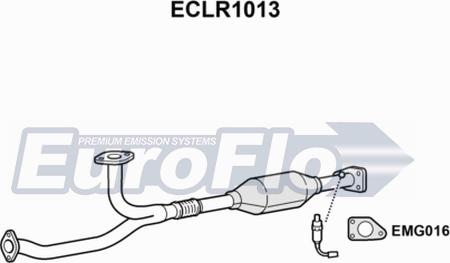 EuroFlo ECLR1013 - Каталізатор autocars.com.ua