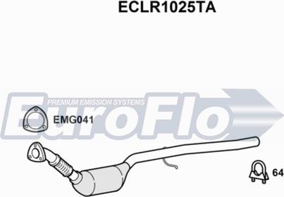 EuroFlo ECLR1025TA - Катализатор autodnr.net