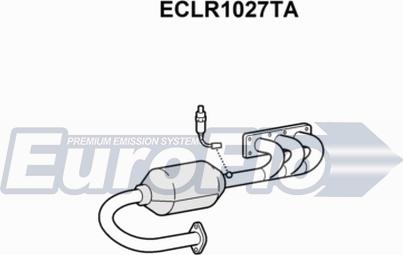 EuroFlo ECLR1027TA - Каталізатор autocars.com.ua