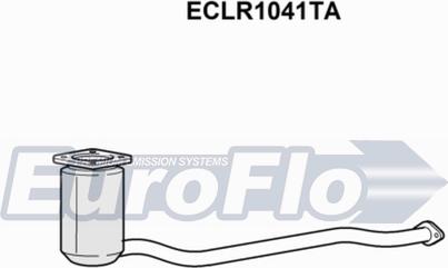 EuroFlo ECLR1041TA - Каталізатор autocars.com.ua