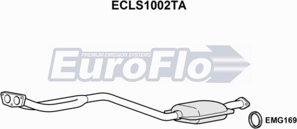 EuroFlo ECLS1002TA - Каталізатор autocars.com.ua