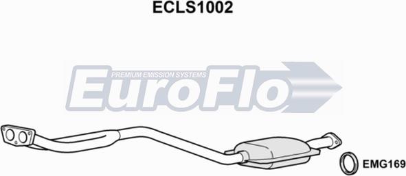 EuroFlo ECLS1002 - Каталізатор autocars.com.ua