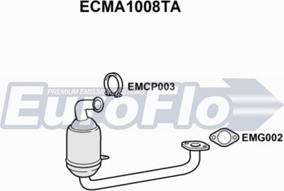 EuroFlo ECMA1008TA - Катализатор autodnr.net