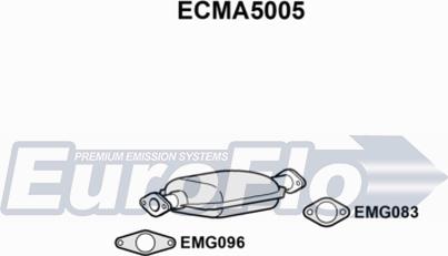 EuroFlo ECMA5005 - Каталізатор autocars.com.ua