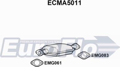 EuroFlo ECMA5011 - Каталізатор autocars.com.ua