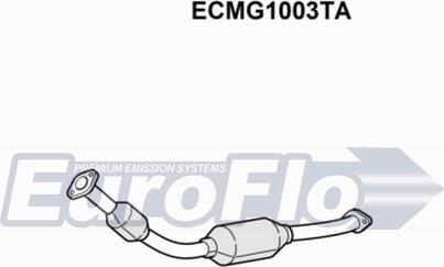 EuroFlo ECMG1003TA - Каталізатор autocars.com.ua