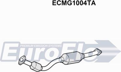 EuroFlo ECMG1004TA - Каталізатор autocars.com.ua