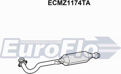 EuroFlo ECMZ1174TA - Каталізатор autocars.com.ua