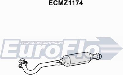 EuroFlo ECMZ1174 - Каталізатор autocars.com.ua