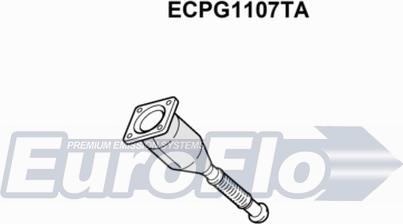 EuroFlo ECPG1107TA - Каталізатор autocars.com.ua