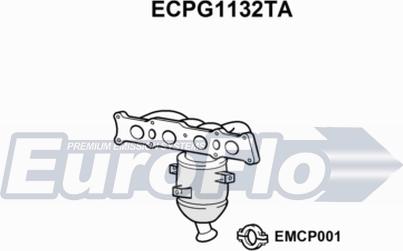 EuroFlo ECPG1132TA - Каталізатор autocars.com.ua