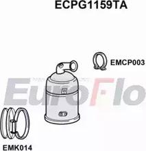 EuroFlo ECPG1159TA - Каталізатор autocars.com.ua