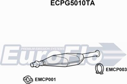 EuroFlo ECPG5010TA - Каталізатор autocars.com.ua