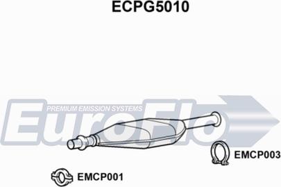 EuroFlo ECPG5010 - Каталізатор autocars.com.ua