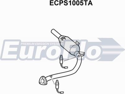 EuroFlo ECPS1005TA - Каталізатор autocars.com.ua